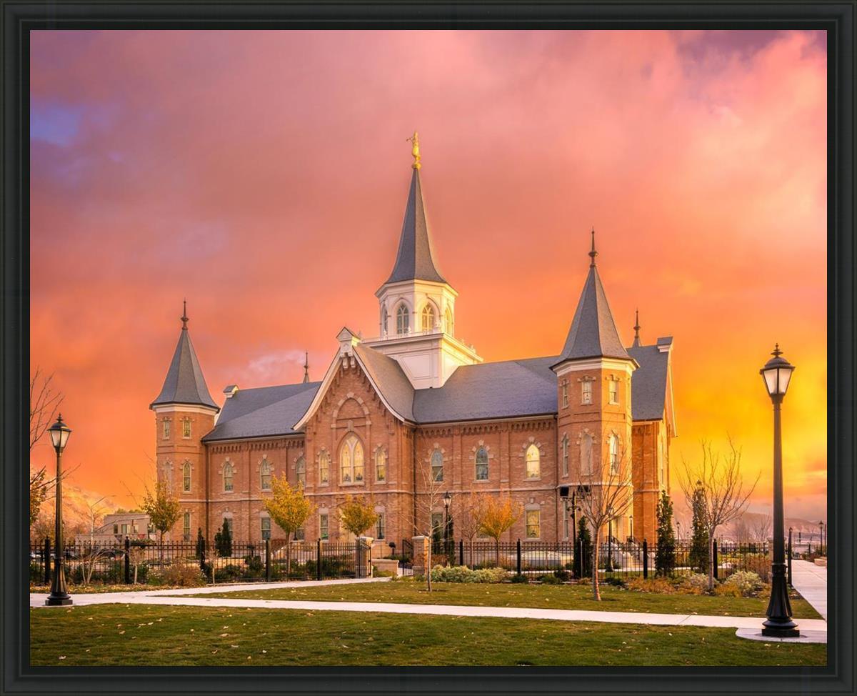 Provo City Center Temple - Fall Sunset