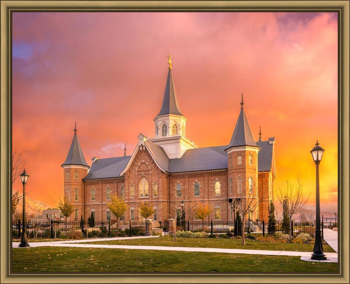 Provo City Center Temple - Fall Sunset