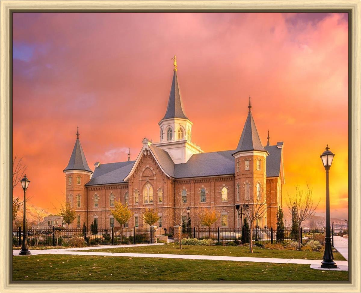 Provo City Center Temple - Fall Sunset