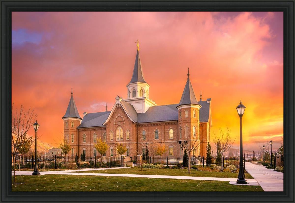 Provo City Center Temple - Fall Sunset