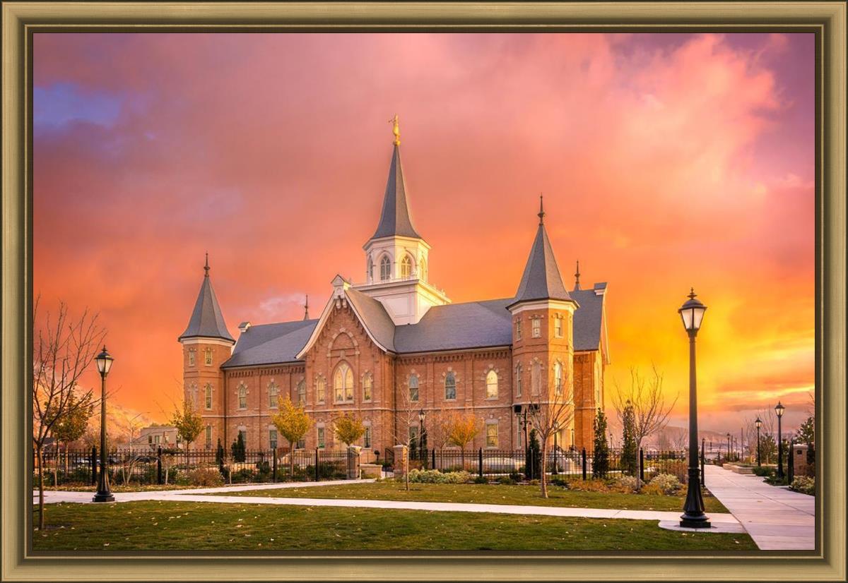Provo City Center Temple - Fall Sunset