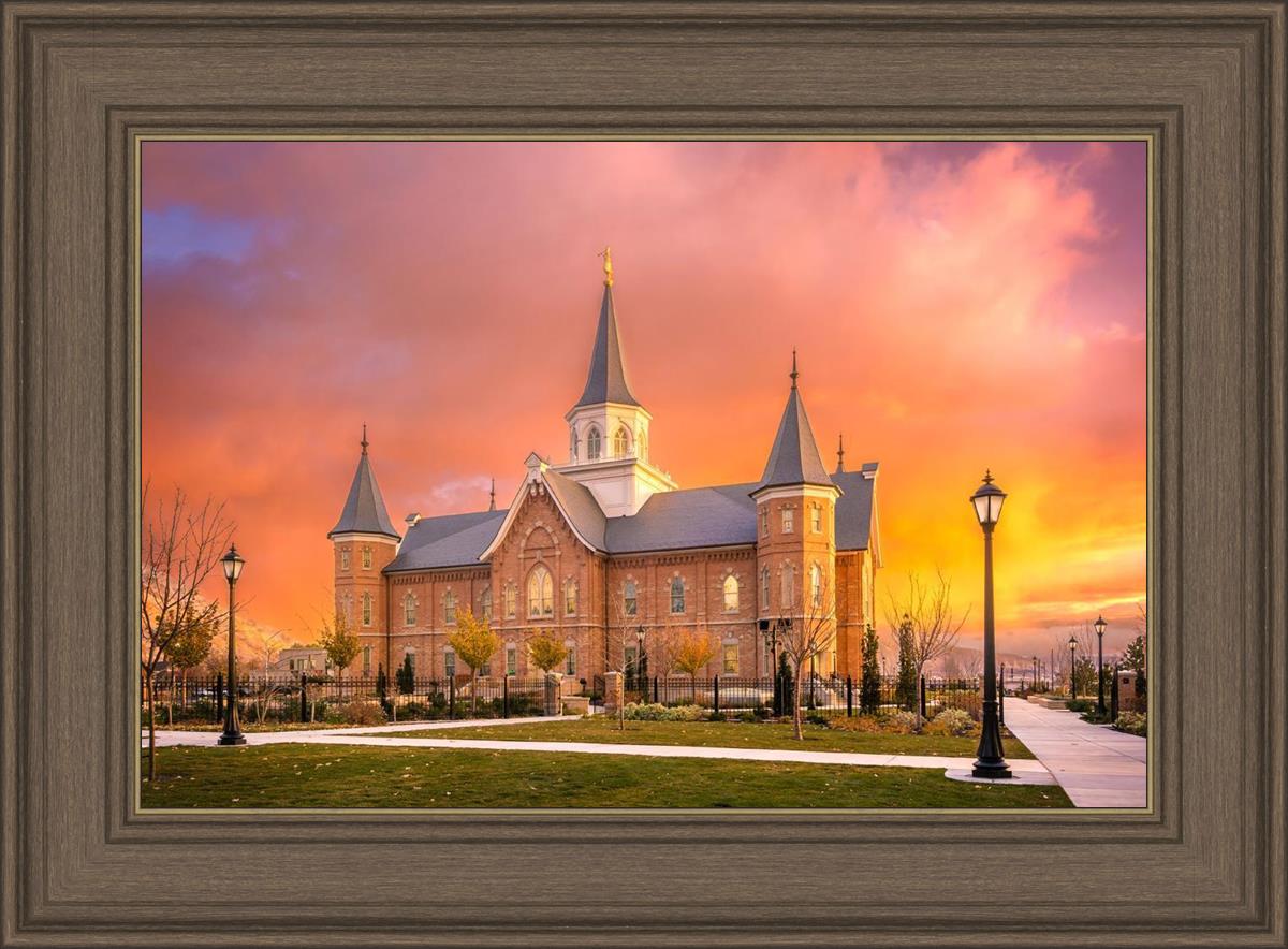 Provo City Center Temple - Fall Sunset
