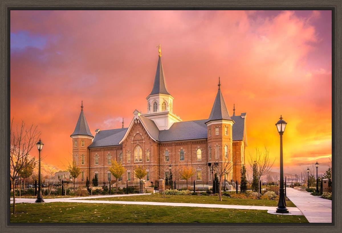 Provo City Center Temple - Fall Sunset