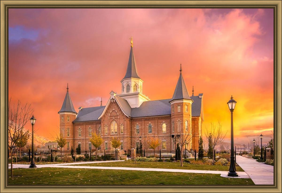 Provo City Center Temple - Fall Sunset