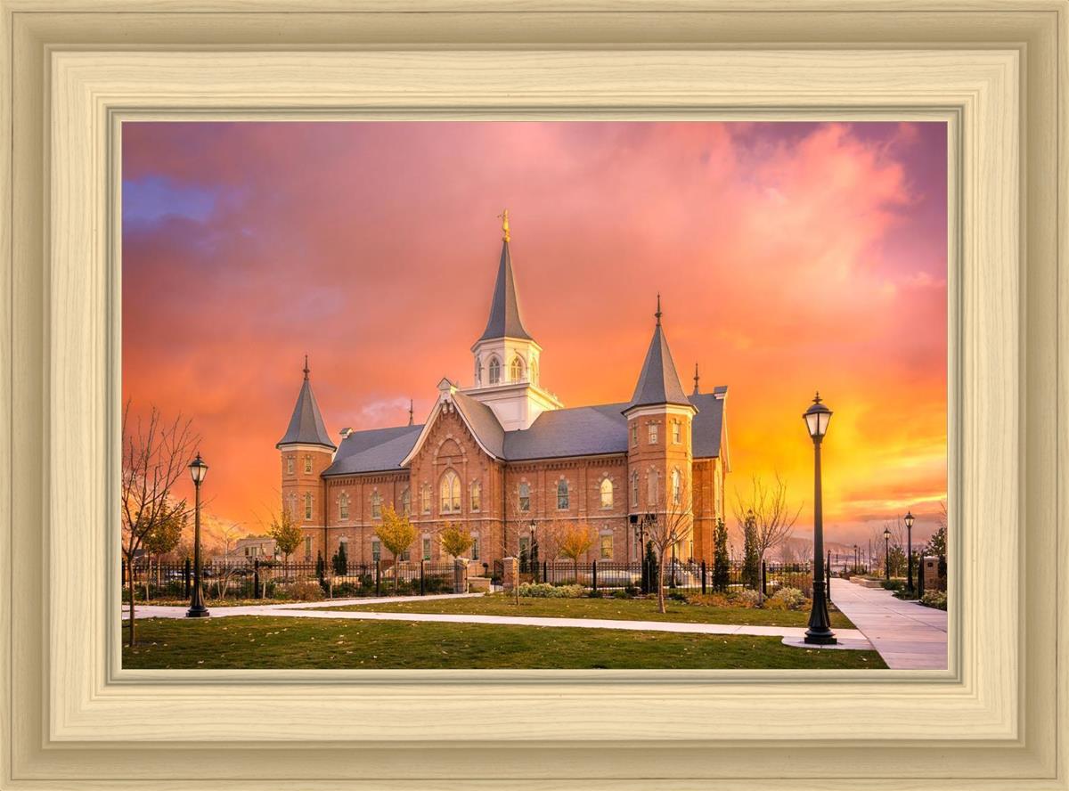 Provo City Center Temple - Fall Sunset