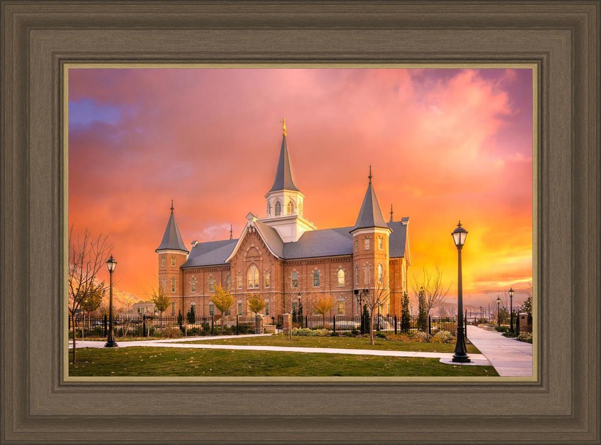 Provo City Center Temple - Fall Sunset