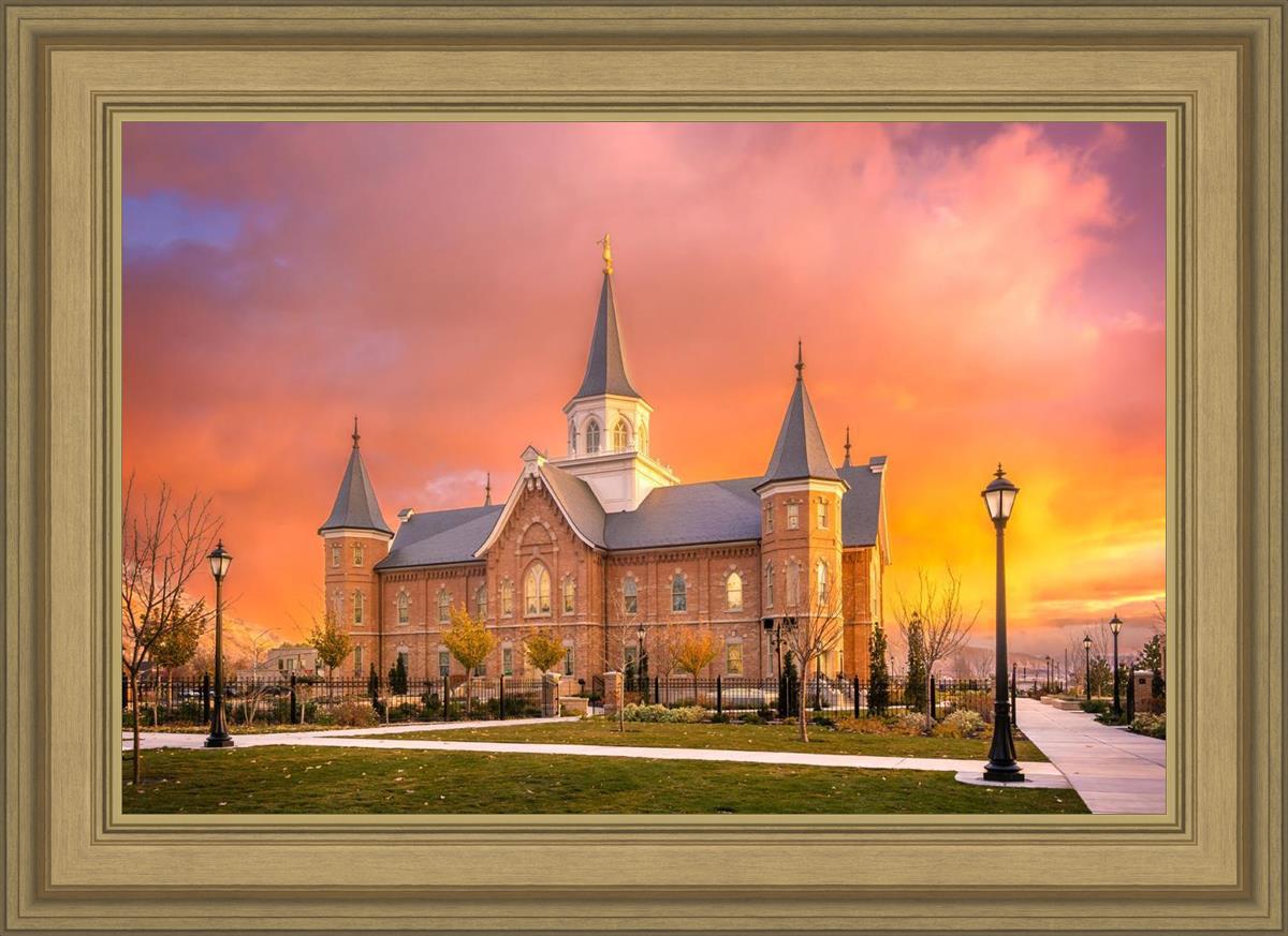 Provo City Center Temple - Fall Sunset