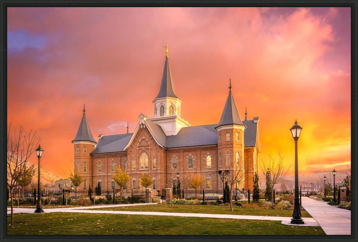 Provo City Center Temple - Fall Sunset