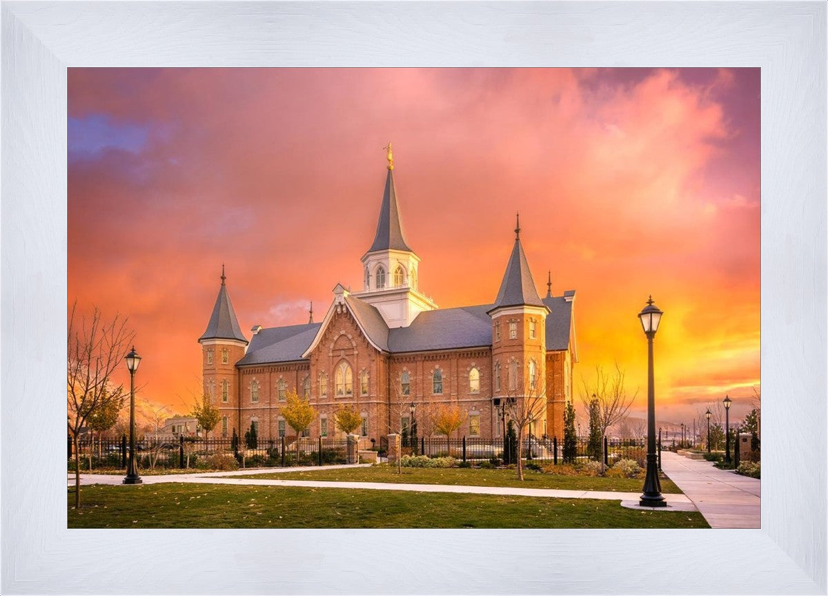 Provo City Center Temple - Fall Sunset