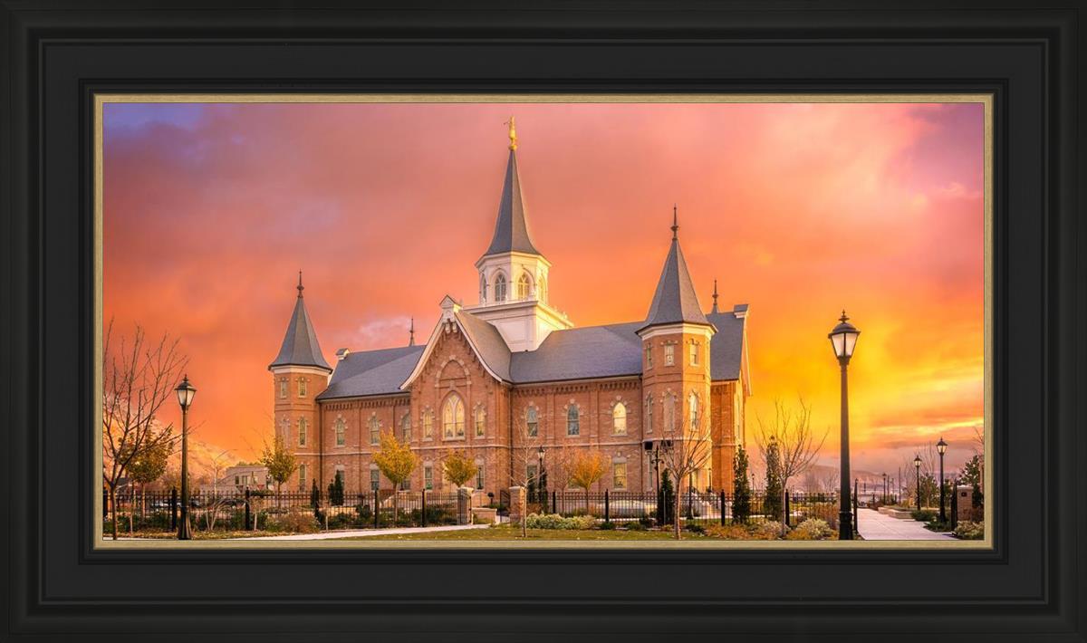 Provo City Center Temple - Fall Sunset