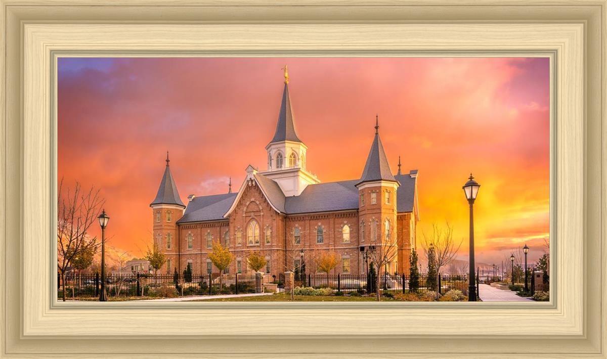 Provo City Center Temple - Fall Sunset
