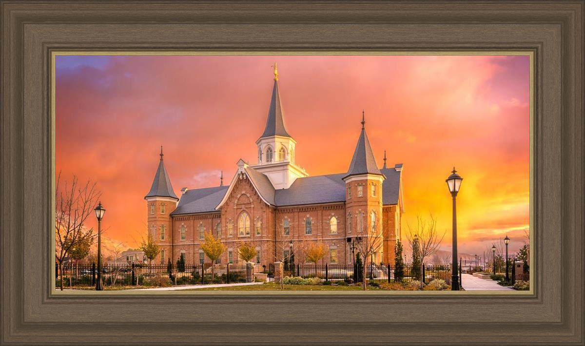 Provo City Center Temple - Fall Sunset
