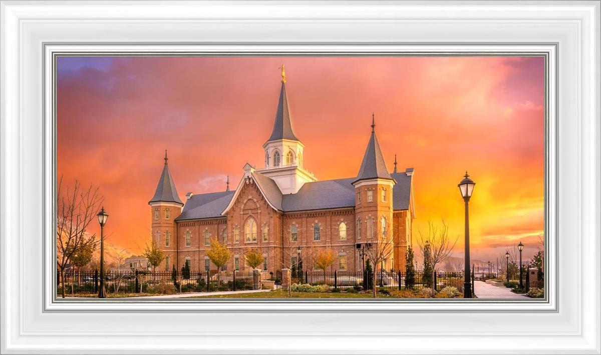 Provo City Center Temple - Fall Sunset