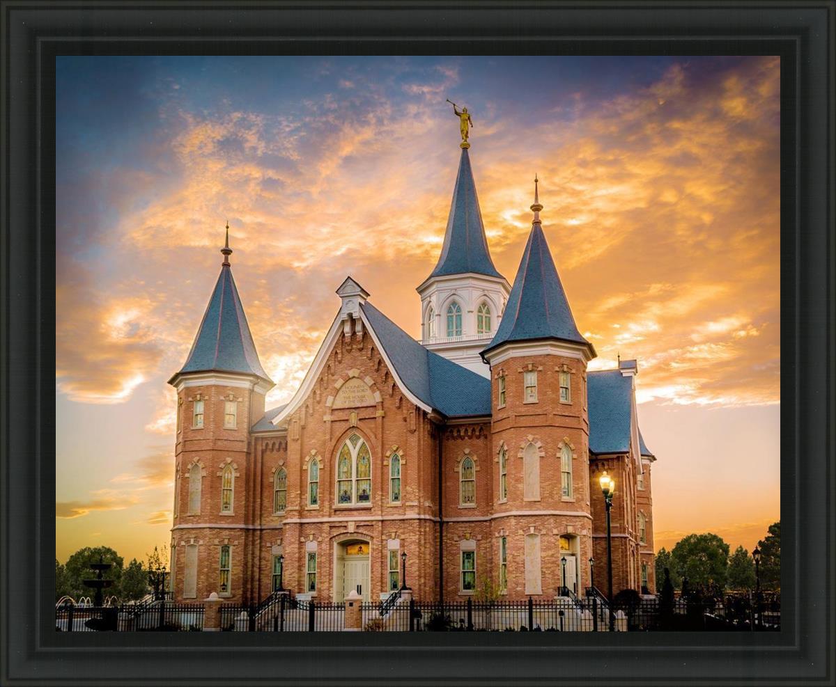 Provo City Center Temple - Golden Sunset