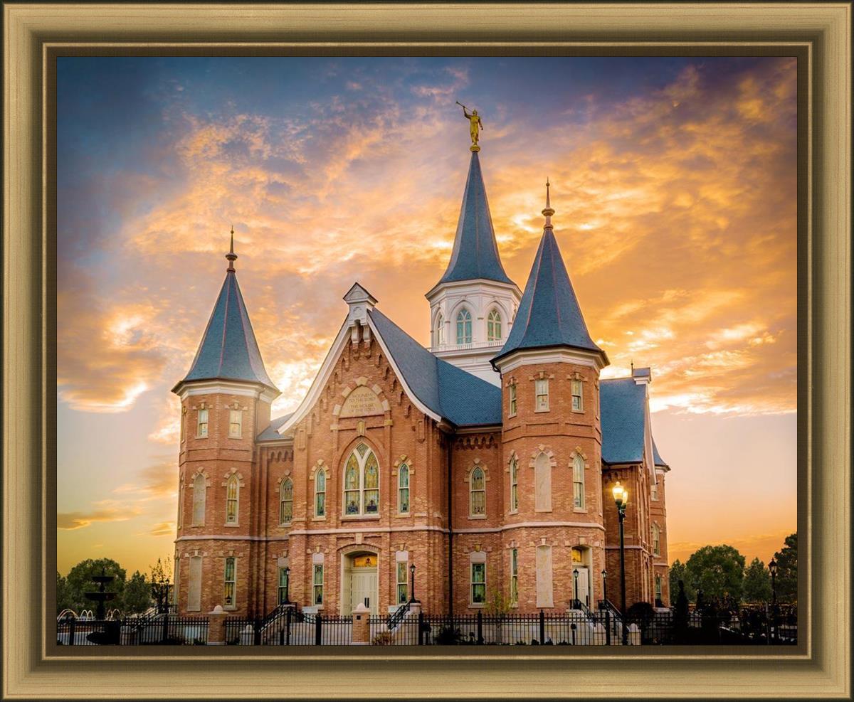 Provo City Center Temple - Golden Sunset