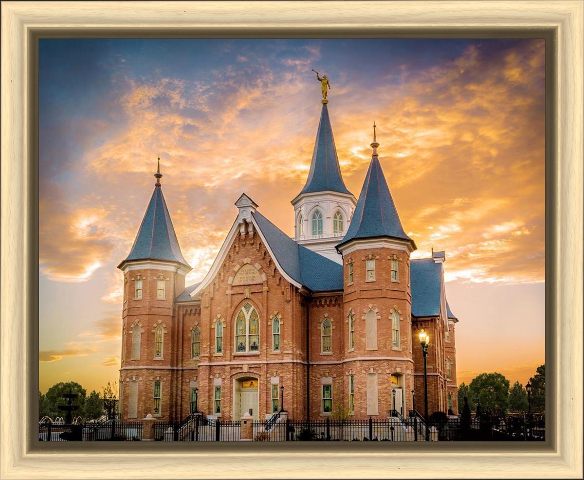 Provo City Center Temple - Golden Sunset