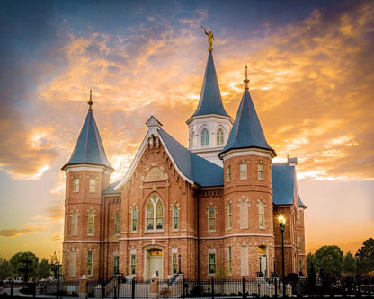 Provo City Center Temple - Golden Sunset