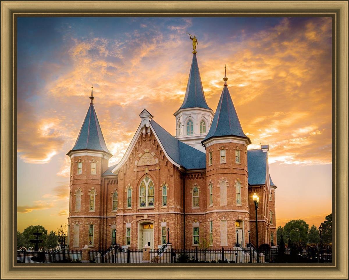 Provo City Center Temple - Golden Sunset