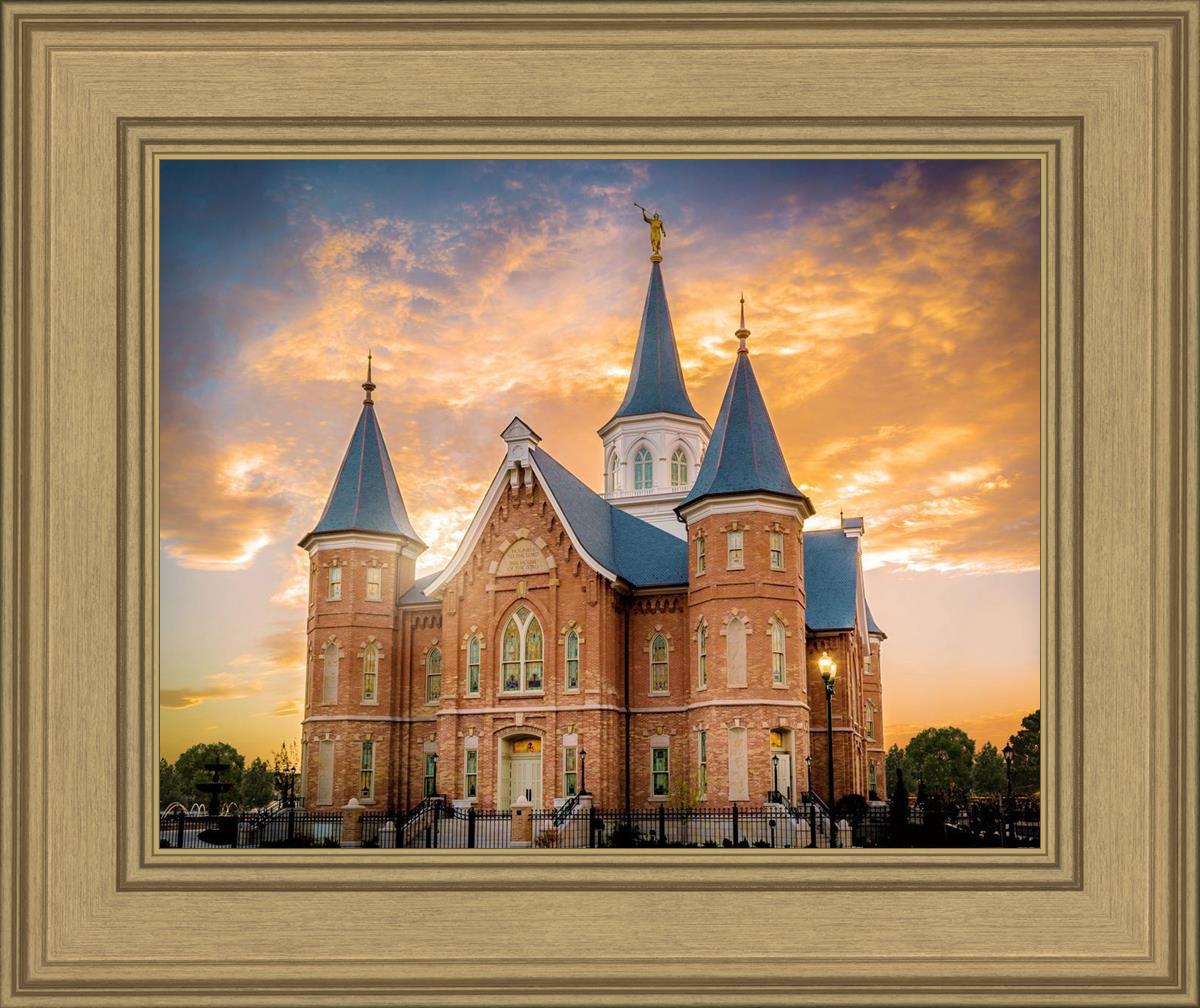 Provo City Center Temple - Golden Sunset