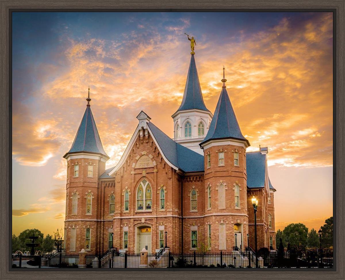 Provo City Center Temple - Golden Sunset