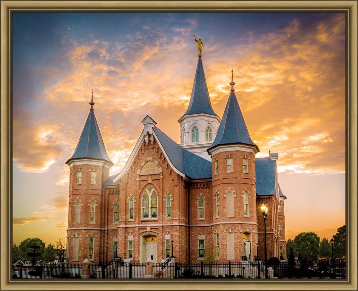Provo City Center Temple - Golden Sunset