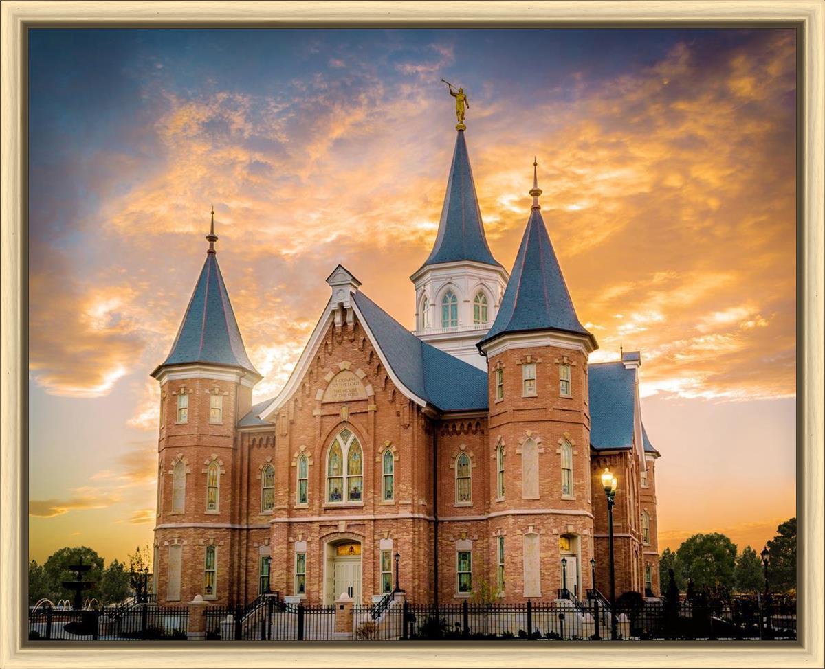 Provo City Center Temple - Golden Sunset