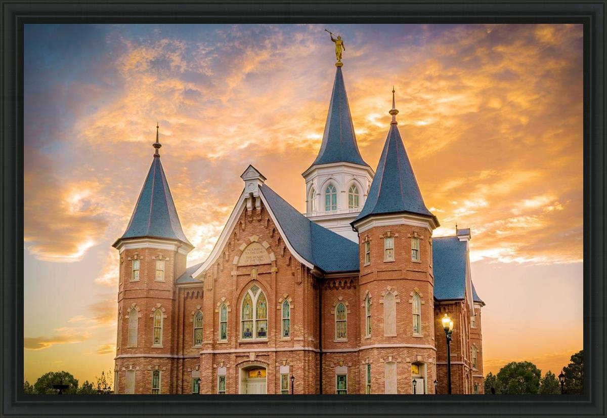 Provo City Center Temple - Golden Sunset