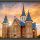 Provo City Center Temple - Golden Sunset