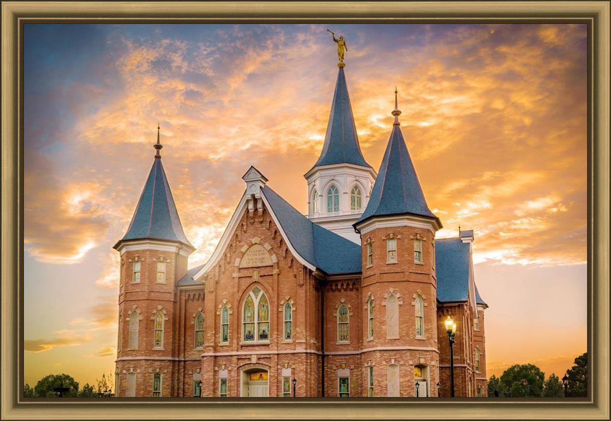 Provo City Center Temple - Golden Sunset