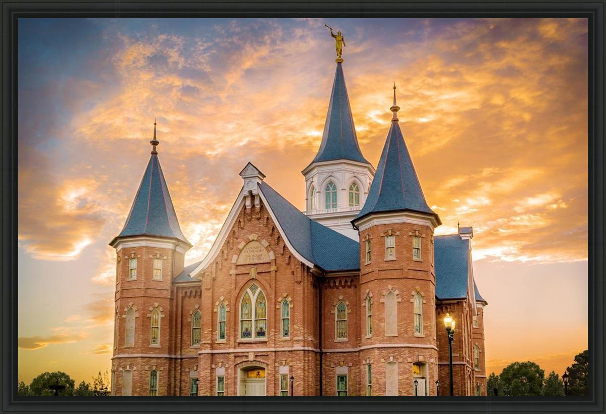 Provo City Center Temple - Golden Sunset