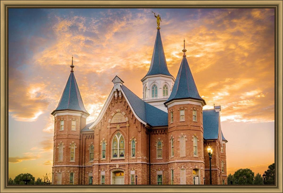 Provo City Center Temple - Golden Sunset