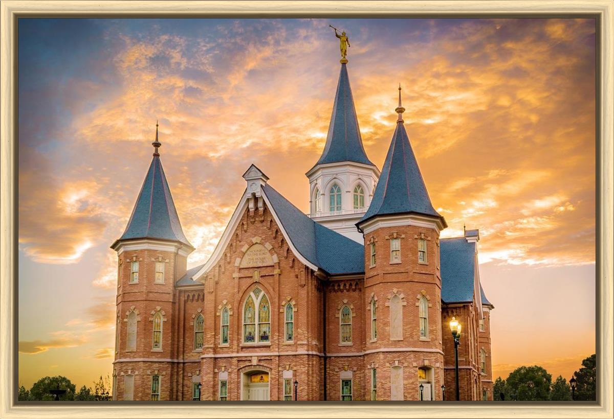 Provo City Center Temple - Golden Sunset