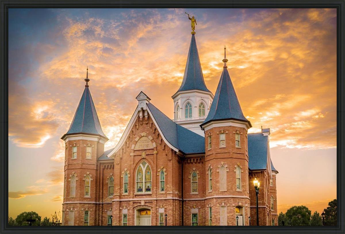 Provo City Center Temple - Golden Sunset