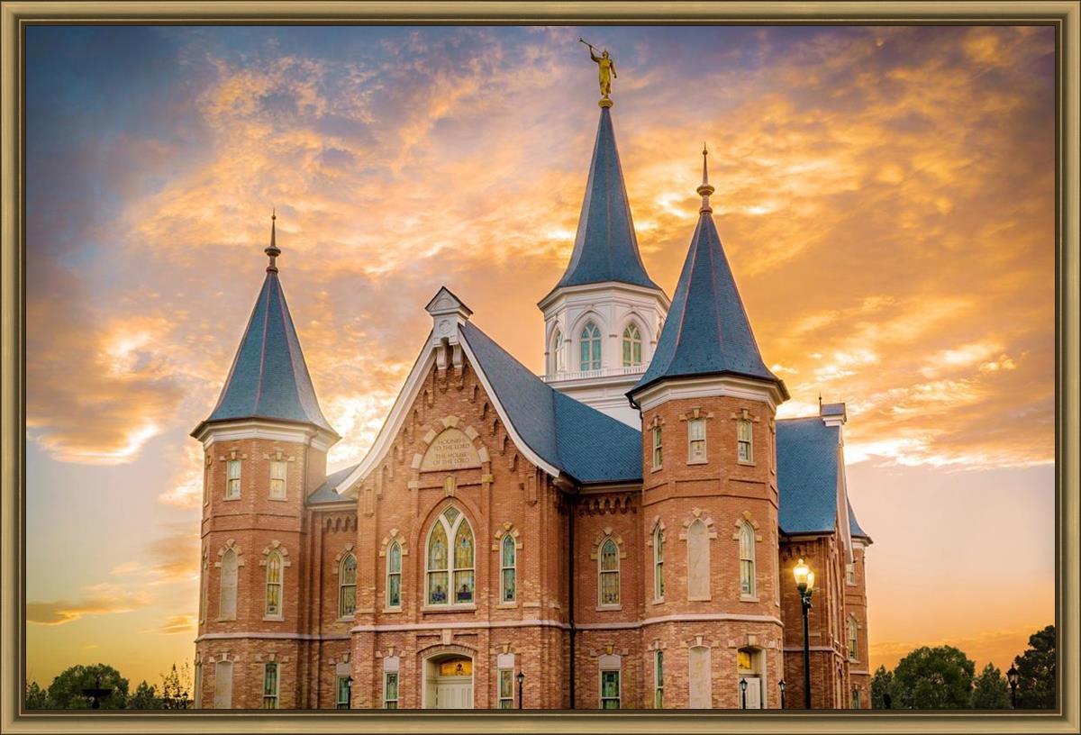 Provo City Center Temple - Golden Sunset