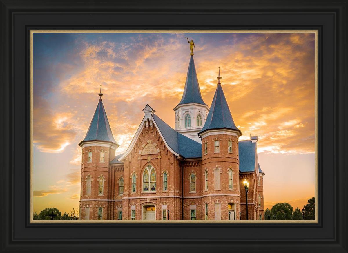Provo City Center Temple - Golden Sunset
