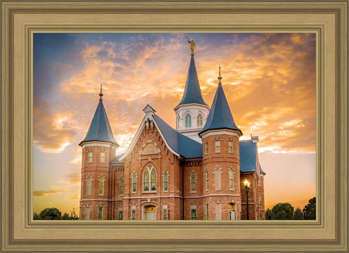 Provo City Center Temple - Golden Sunset