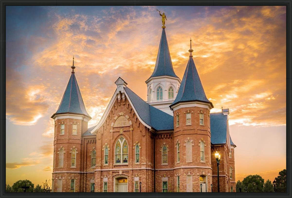 Provo City Center Temple - Golden Sunset