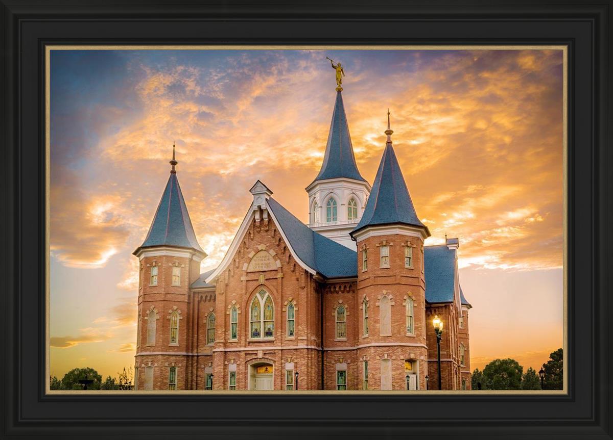 Provo City Center Temple - Golden Sunset