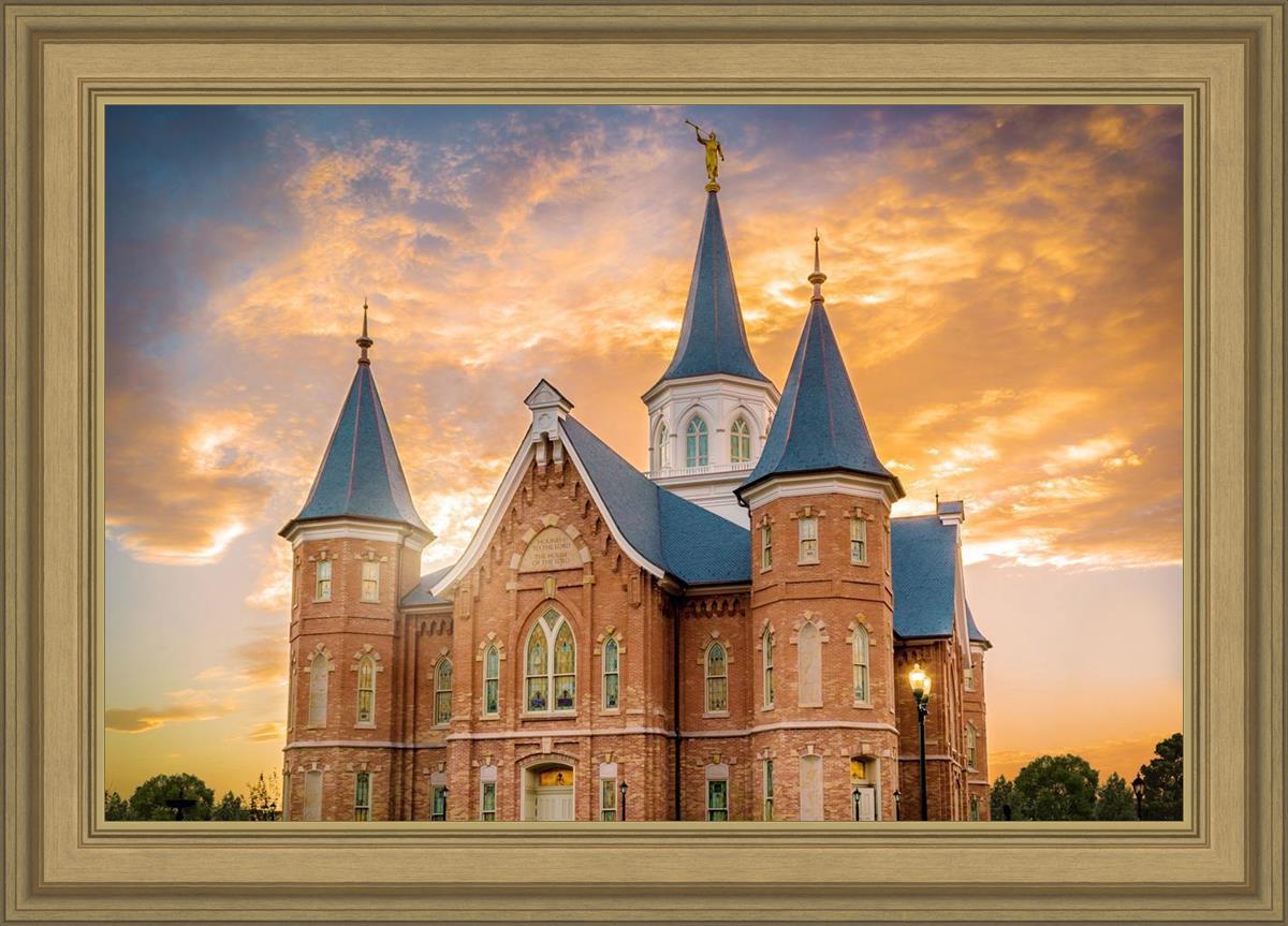 Provo City Center Temple - Golden Sunset