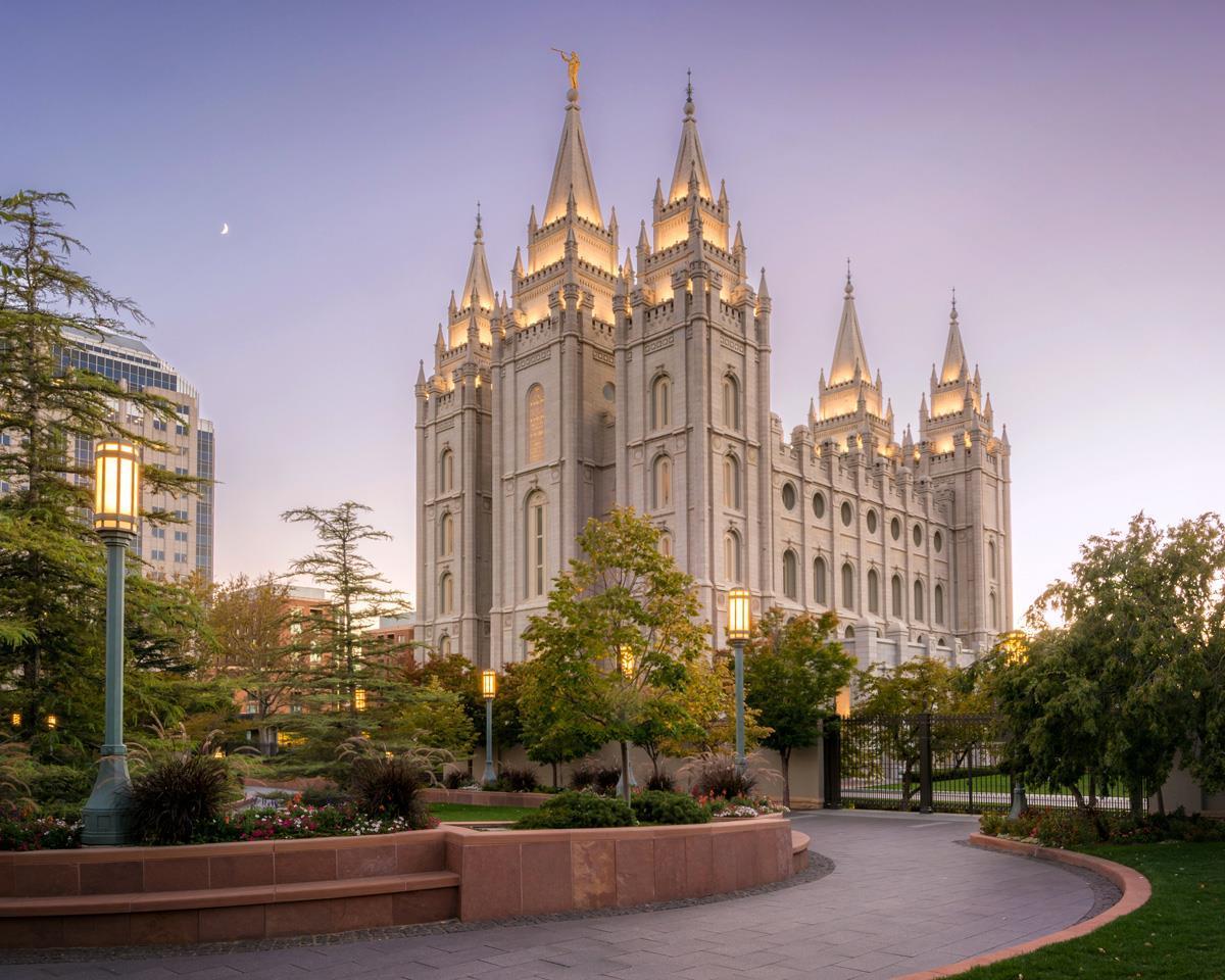 Salt Lake Evening Lights