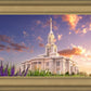 Payson Temple Blooming Lavender