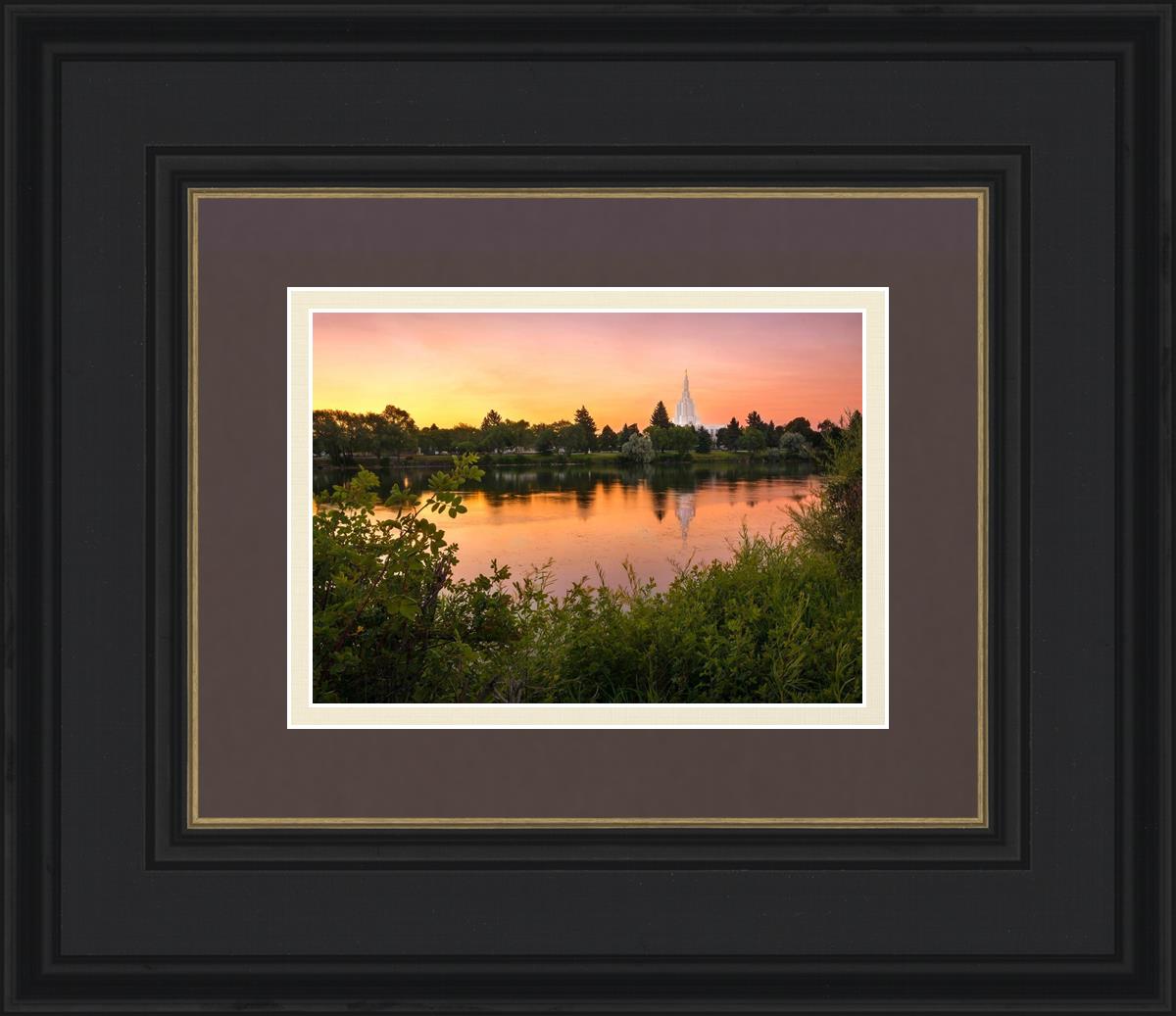 Idaho Falls Temple - Reflective Sunrise