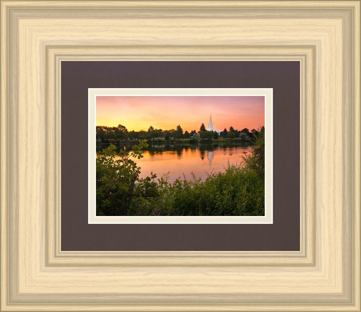 Idaho Falls Temple - Reflective Sunrise