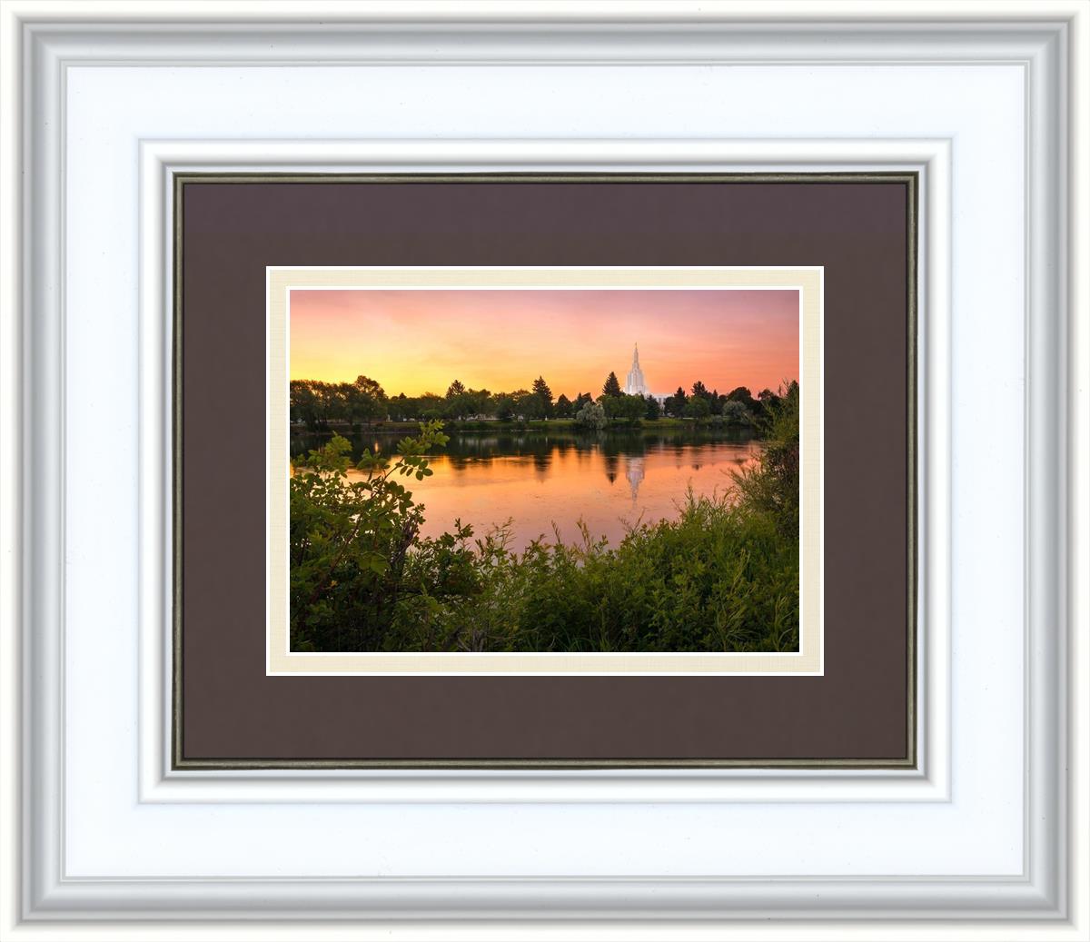 Idaho Falls Temple - Reflective Sunrise
