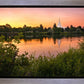 Idaho Falls Temple - Reflective Sunrise