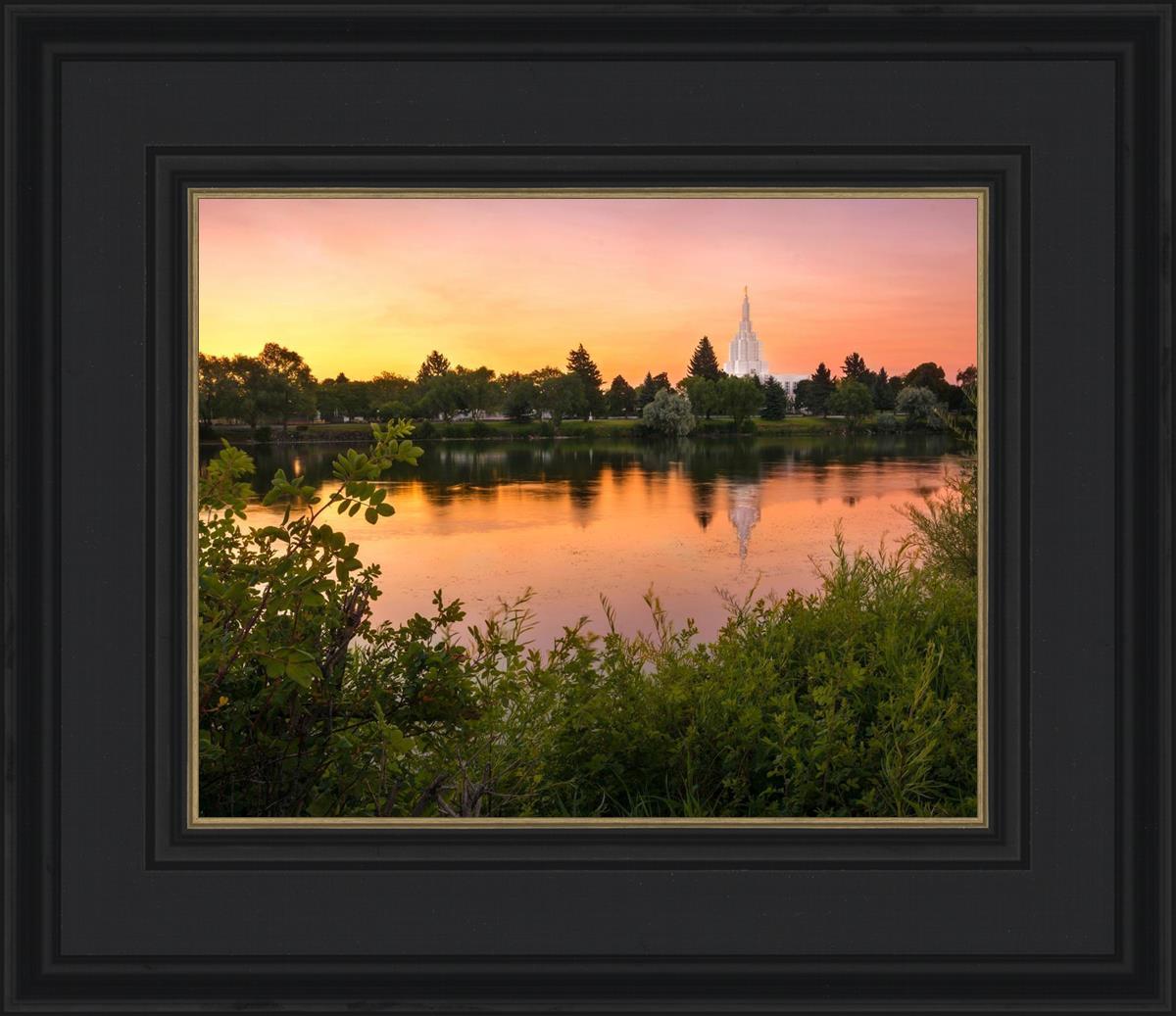 Idaho Falls Temple - Reflective Sunrise