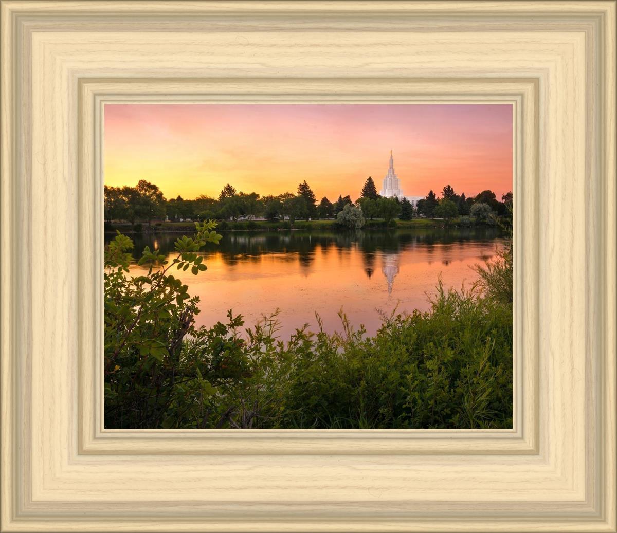 Idaho Falls Temple - Reflective Sunrise