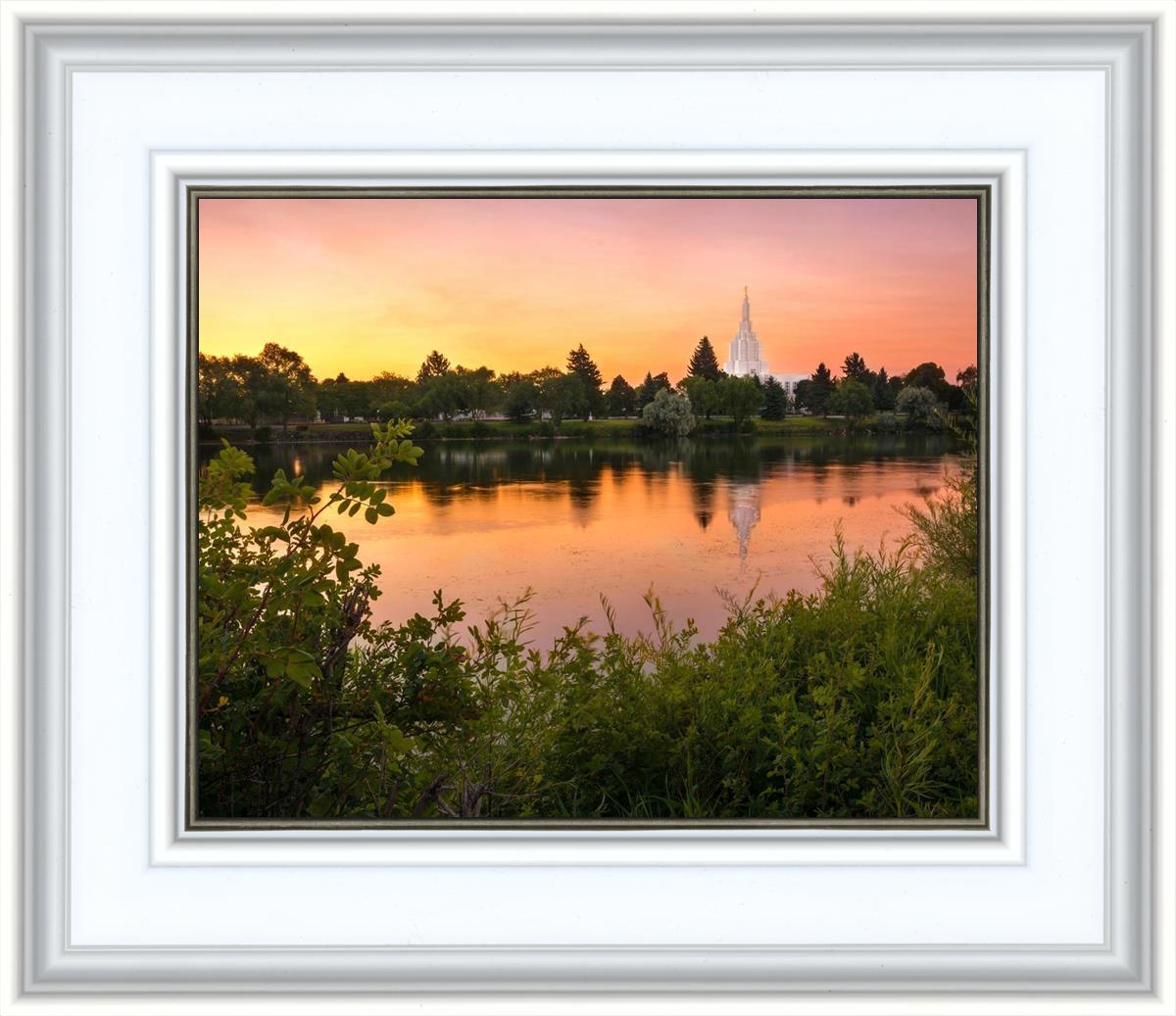 Idaho Falls Temple - Reflective Sunrise