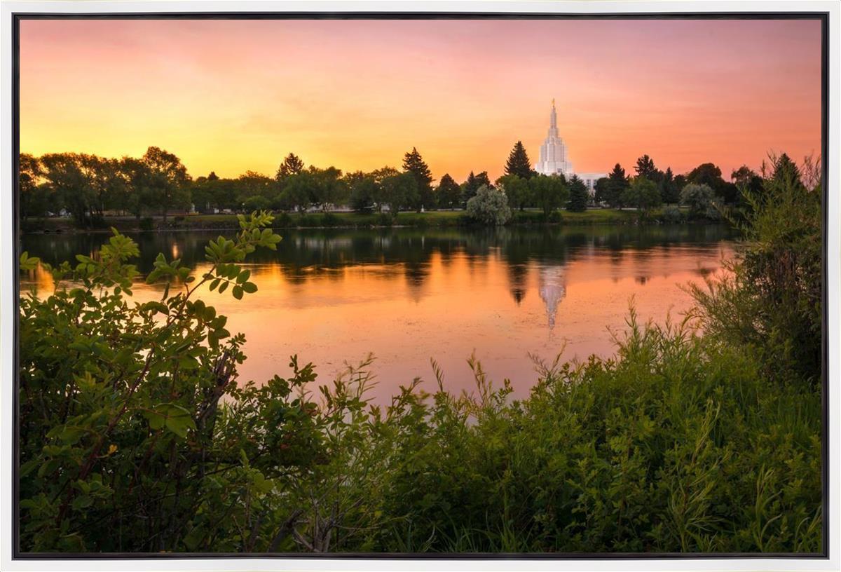 Idaho Falls Temple - Reflective Sunrise