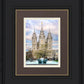 Salt Lake Temple Spring Fountain